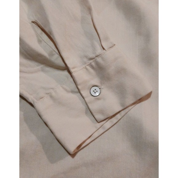 Old Navy Women's Long Sleeve Button Down Shirt 2XL Cream - Picture 6 of 9